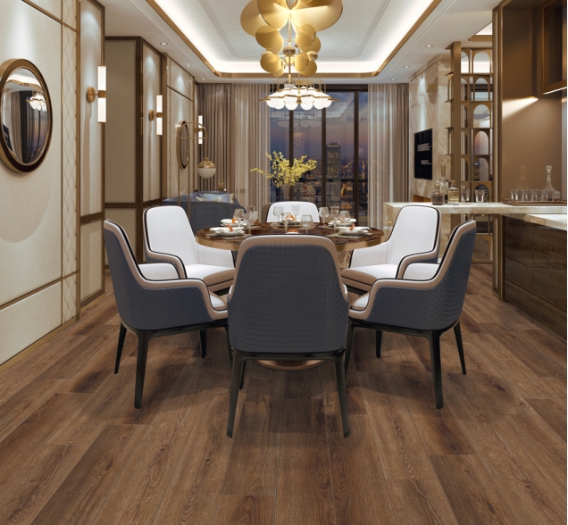 SPC ламинат "CronaFloor" Wood 4V Дуб Регин (1200*180*4 мм) — купить в Благовещенске