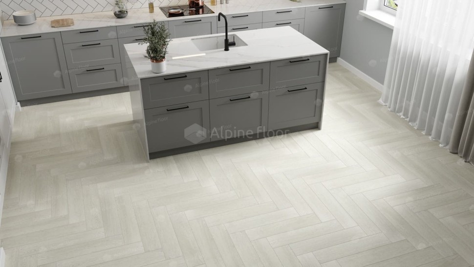 Виниловая плитка "Alpine Floor" Parquet LVT Зимний Лес (590*118*2,5 мм) — купить в Благовещенске