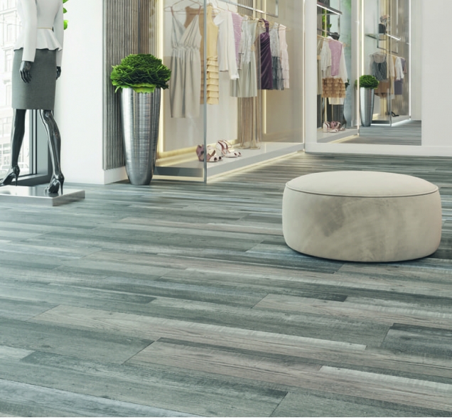 SPC ламинат "CronaFloor" Wood 4V Дуб Марсель (1200*180*4 мм) — купить в Благовещенске