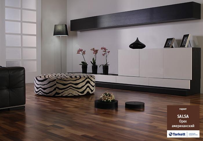 Паркетная доска "Tarkett" Salsa Орех американский (2283*194*14 мм) — купить в Благовещенске