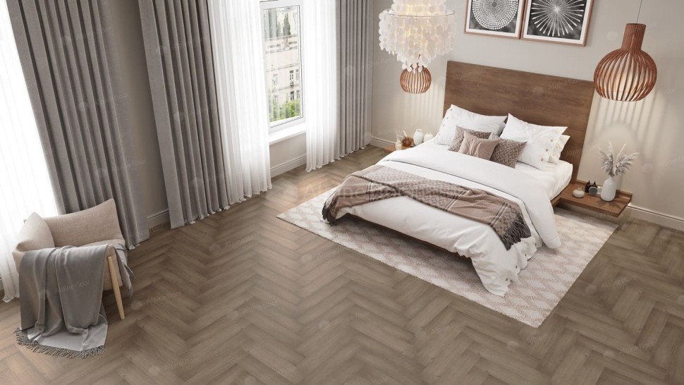 Виниловая плитка "Alpine Floor" Parquet LVT Дуб Насыщенный (590*118*2,5 мм) — купить в Благовещенске