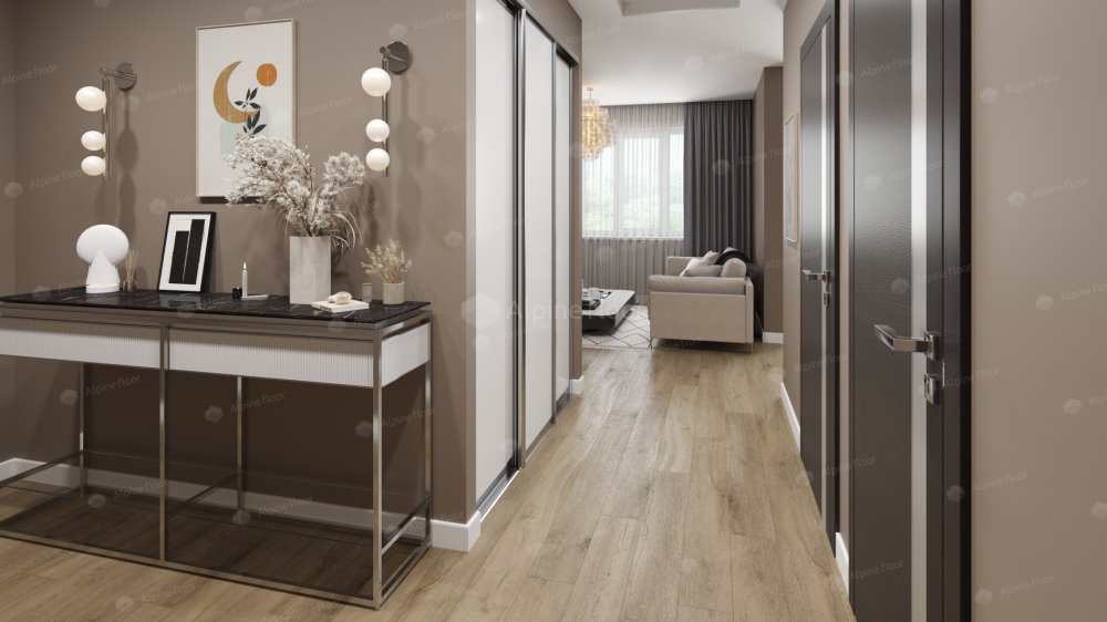 SPC Ламинат "Alpine Floor" Дуб млечный (1524*180*8 мм) — купить в Благовещенске