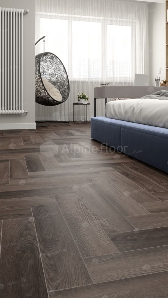 Виниловая плитка "Alpine Floor" Parquet LVT Фафнир (590*118*2,5 мм) — купить в Благовещенске