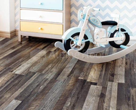 Кварцвиниловая плитка "Alpine Floor" Орех Состаренный (1219*184*3мм) — купить в Благовещенске