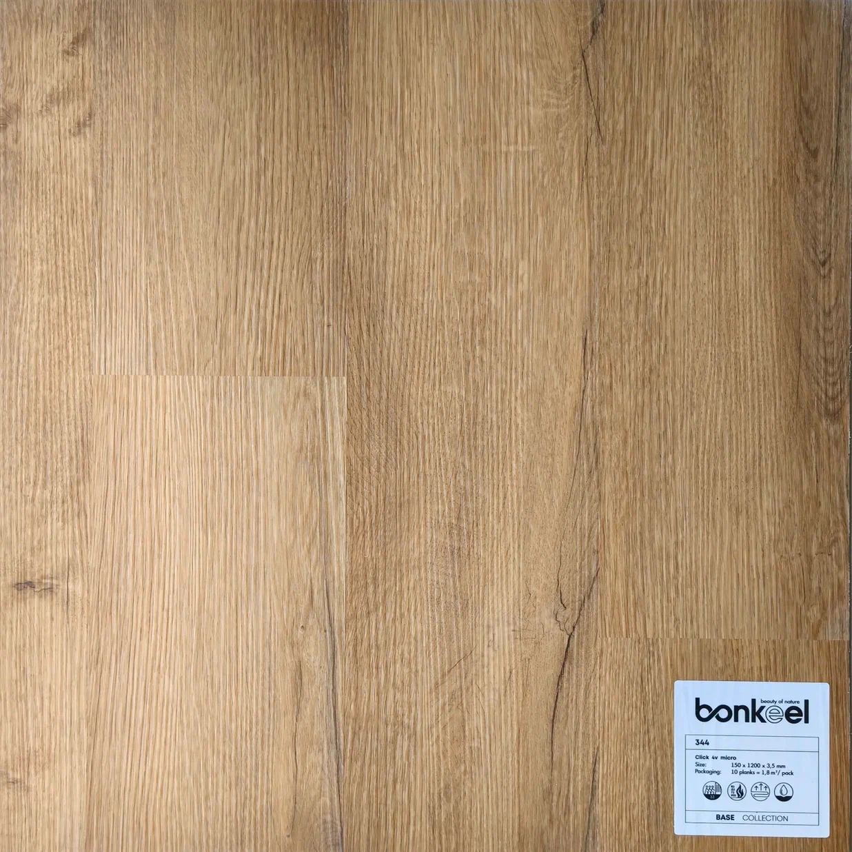Плитка ПВХ "Bonkeel" Base New 344 (1220*150*3,5 мм) — купить в Благовещенске