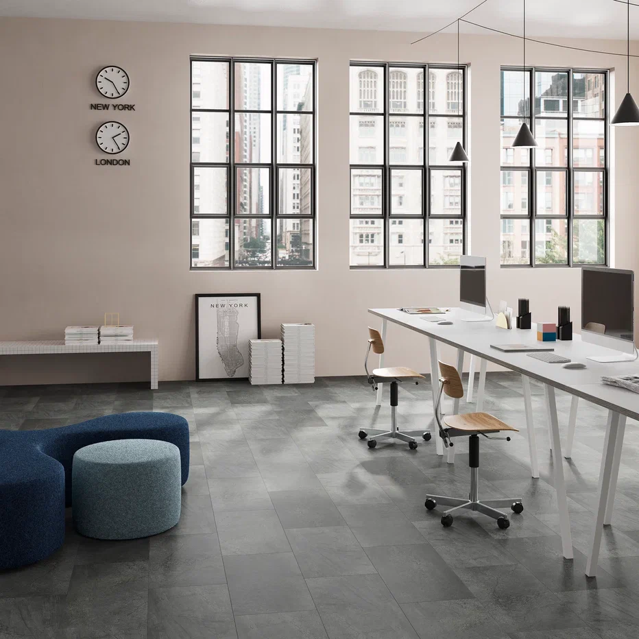 SPC ламинат "Invictus" Groovy Granite Steel (603*298*6мм) — купить в Благовещенске