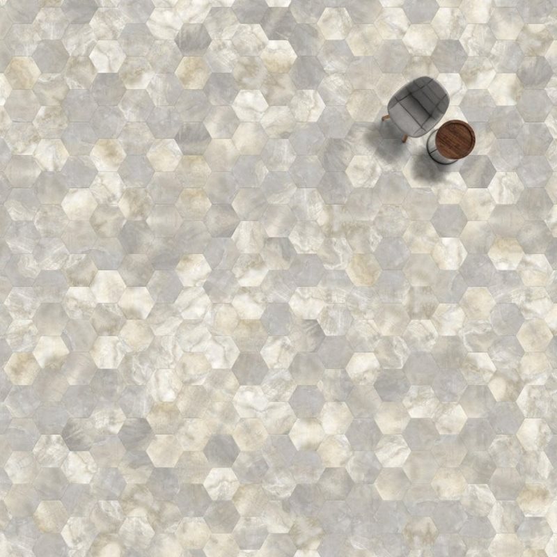 Виниловая плитка Big Hexagon 294 (452,64*392*2,5 мм) — купить в Благовещенске