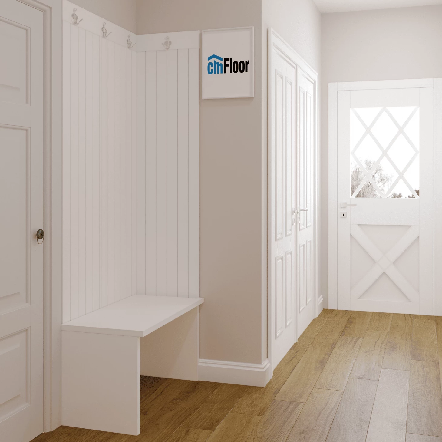 SPC плитка для пола Орех Американский (1220*180*4 мм) — купить в Благовещенске