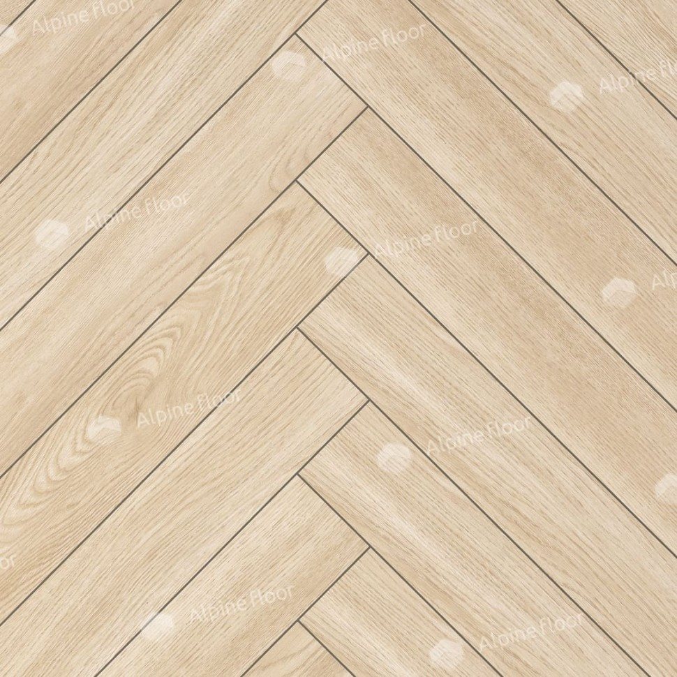 Ламинат "Alpine Floor" Herringbone 12 Дуб Эльба (600*100*12 мм) — купить в Благовещенске
