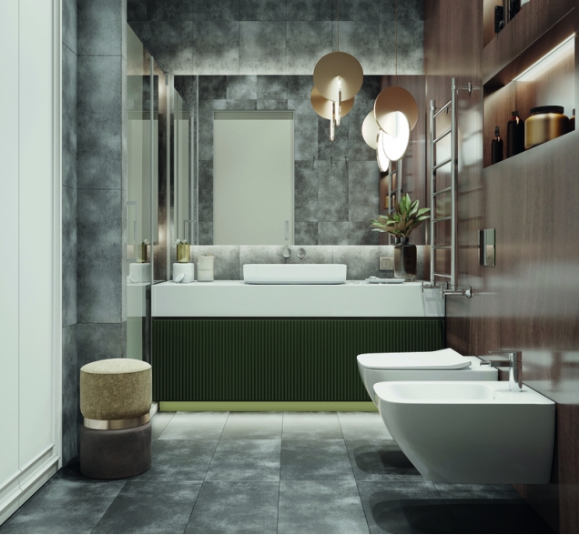 SPC ламинат "CronaFloor" Stone 4V Торнадо Серый (600*300*4 мм) — купить в Благовещенске