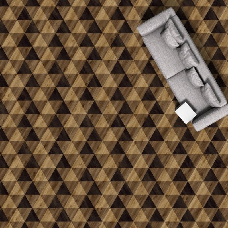 Виниловая плитка Triangles 362 (452,64*392*2,5 мм) — купить в Благовещенске