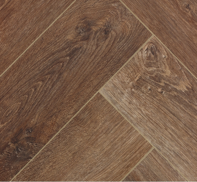 Виниловый ламинат SPC "Cronafloor" Herringbone Дуб Тулуза (640*128*4,5 мм) — купить в Благовещенске