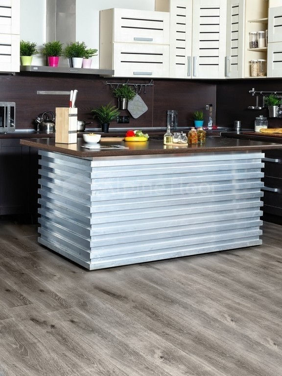 Кварцвиниловая плитка "Alpine Floor" Дуб Дымчатый (1219*184*3мм) — купить в Благовещенске