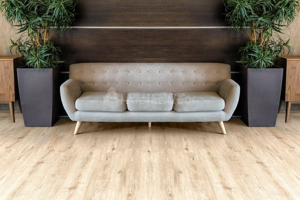 Замковая ПВХ плитка "Alpine Floor" Дуб Ваниль  (1220*183*4мм) — купить в Благовещенске