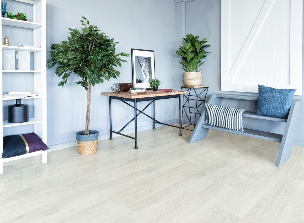 Кварцвиниловая плитка "Alpine Floor" Дуб Светлый  (1219*184*2мм) — купить в Благовещенске