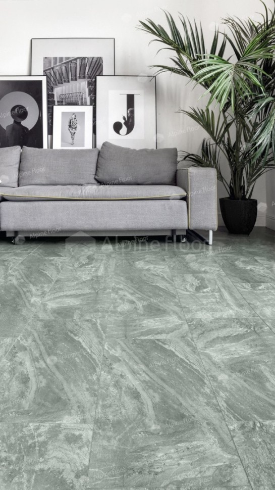 Виниловая плитка "Alpine Floor" Light Stone Хэмпшир (608*303*2,5 мм) — купить в Благовещенске