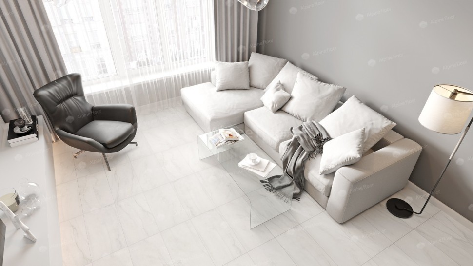 Виниловая плитка "Alpine Floor" Light Stone Брайс (608*303*2,5 мм) — купить в Благовещенске