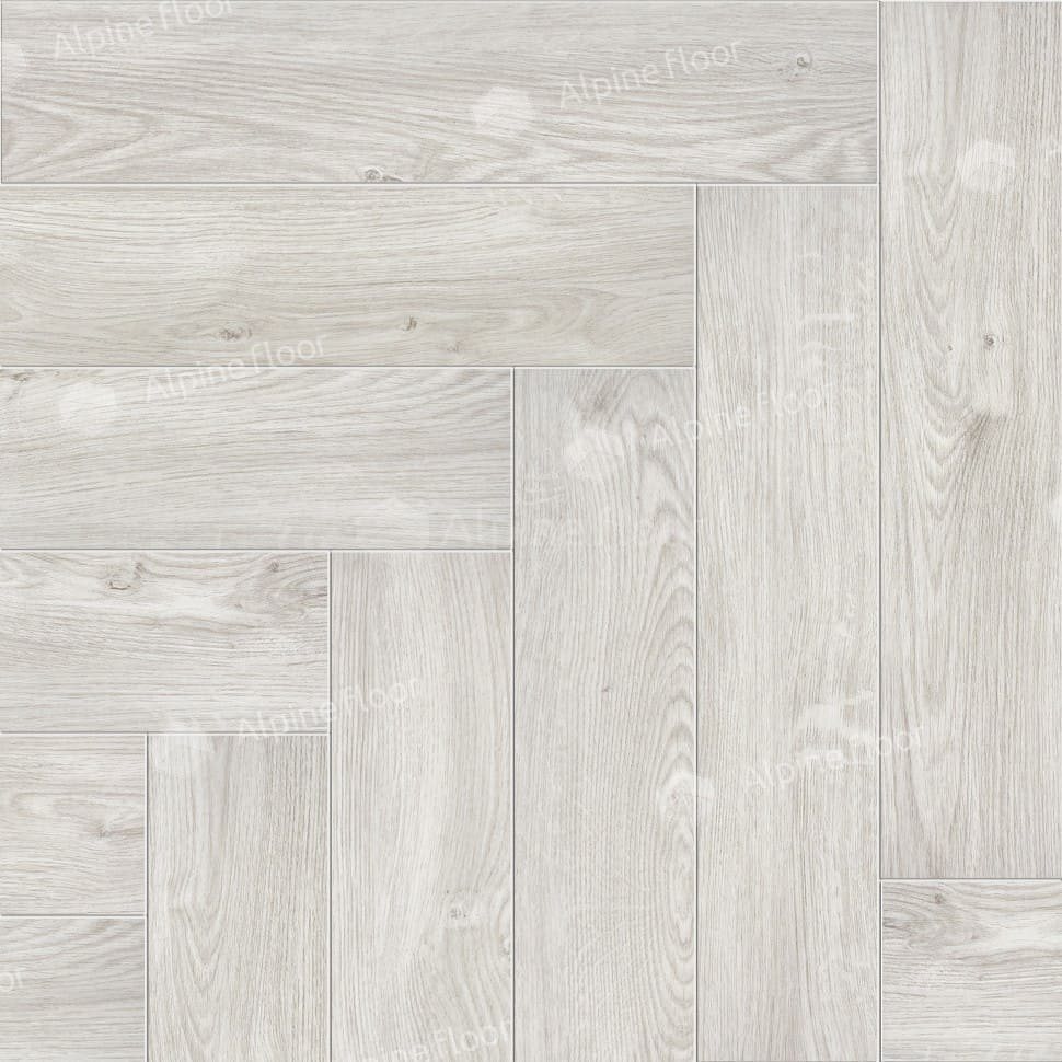 Виниловая плитка "Alpine Floor" Parquet LVT Снежный (590*118*2,5 мм) — купить в Благовещенске