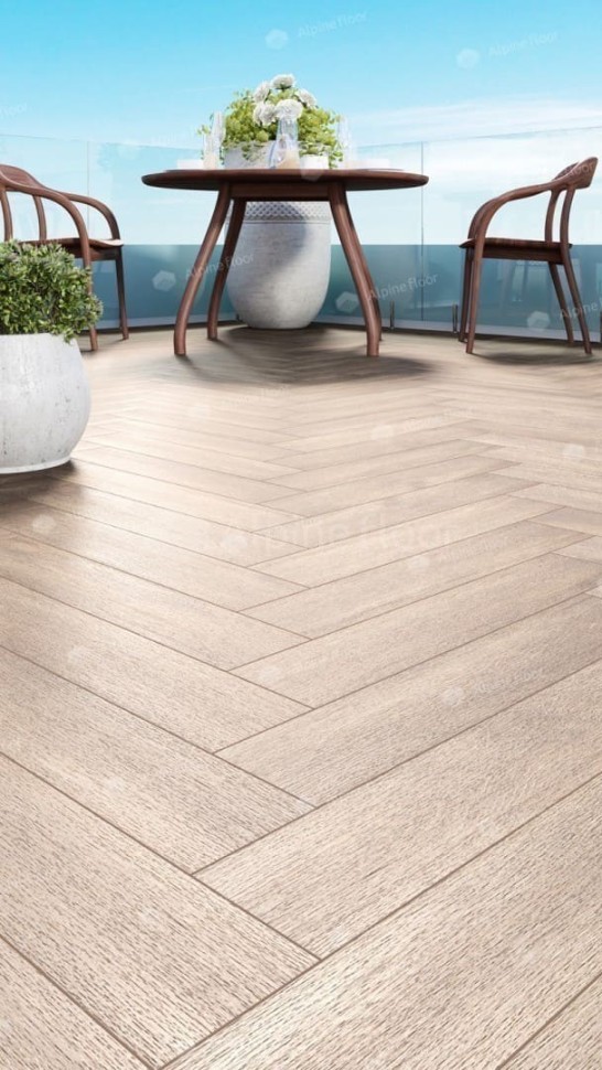 Виниловая плитка "Alpine Floor" Parquet LVT Макадамия (590*118*2,5 мм) — купить в Благовещенске