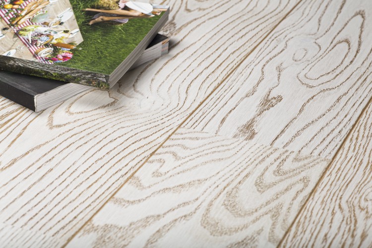 Паркетная доска "Sommer" Malmo Дуб White (1200*164*13,2 мм) — купить в Благовещенске