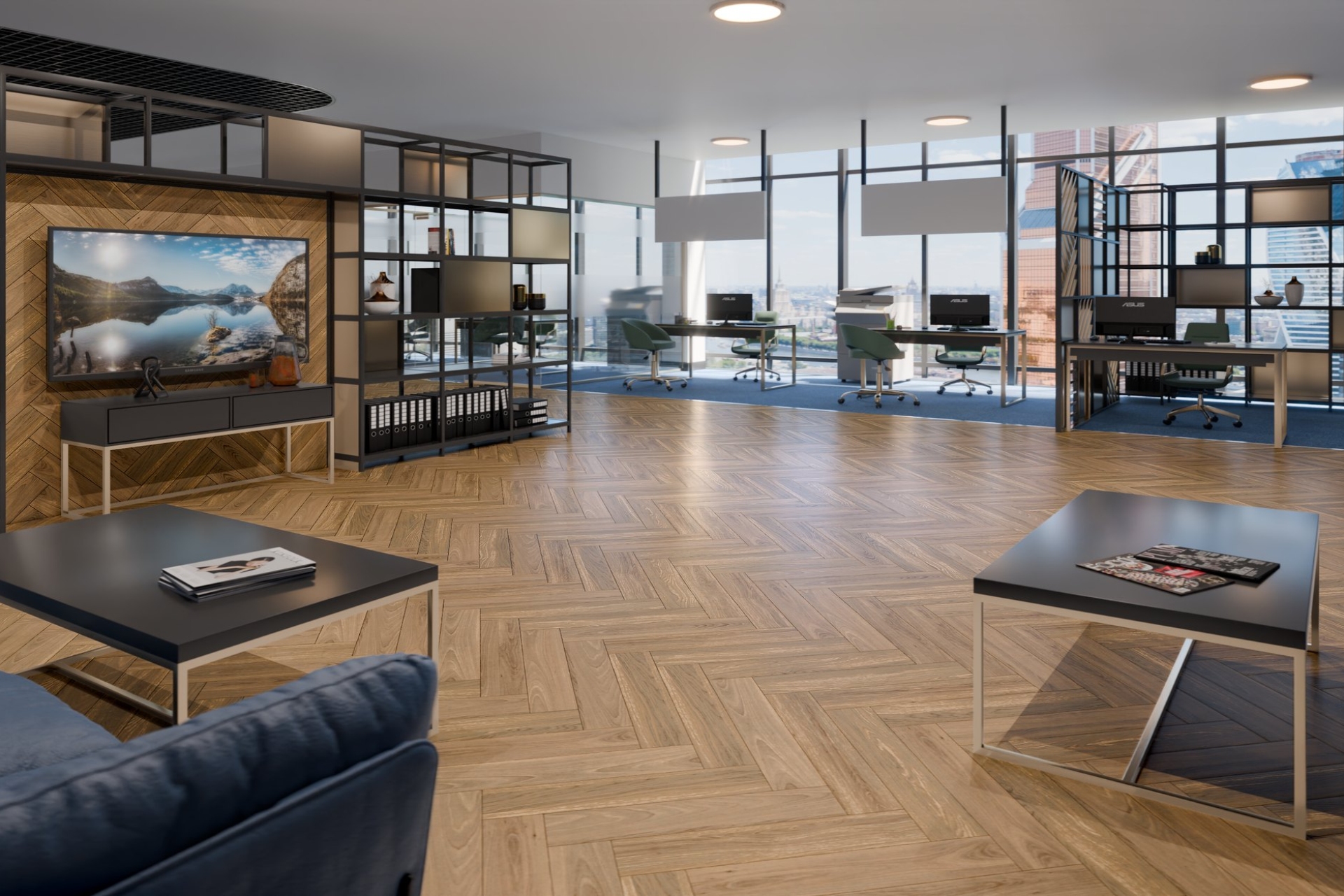 Инженерный паркет «Damy Floor» Натуральный (укладка елочкой) — купить в Благовещенске