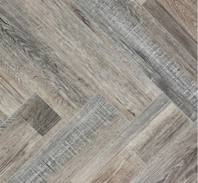 Виниловый ламинат SPC "Cronafloor" Herringbone Дуб Реймс (640*128*4,5 мм) — купить в Благовещенске