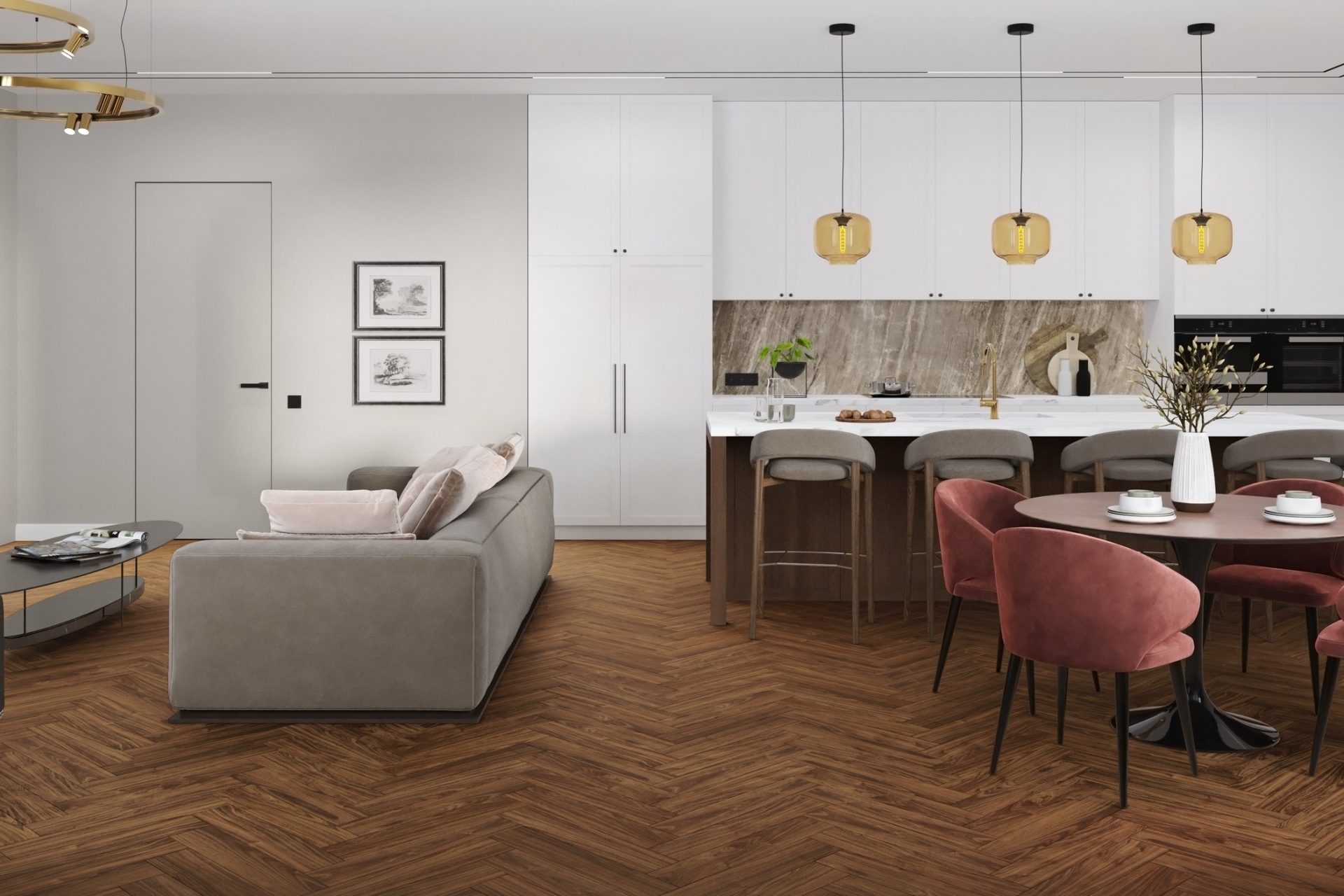 SPC ламинат «Damy Floor» Дерби (615*123*4 мм) — купить в Благовещенске