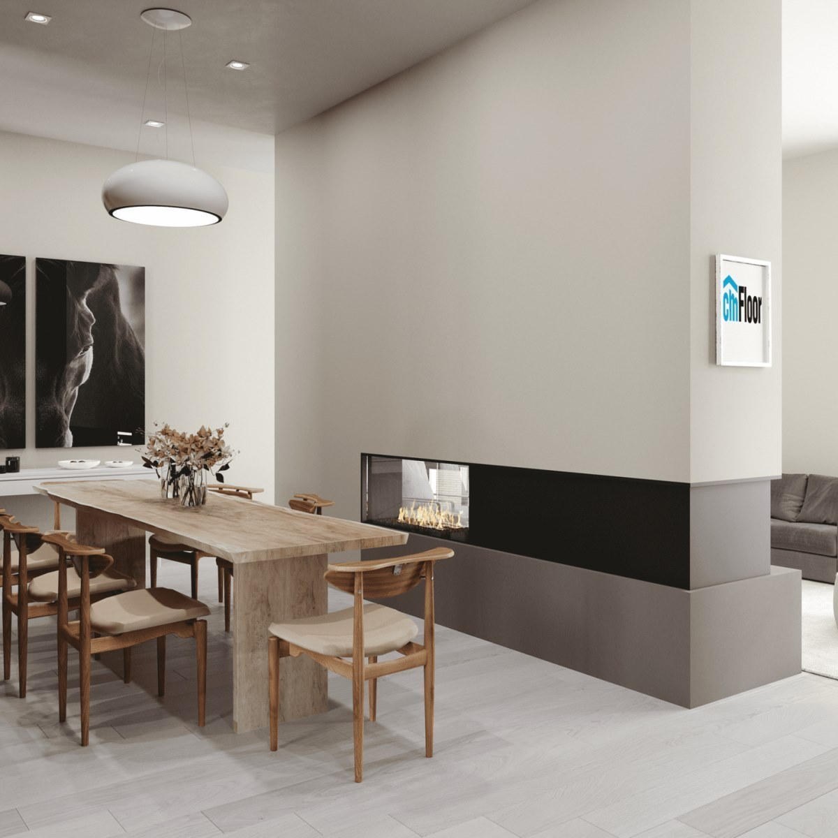 Виниловое напольное покрытие ScandiWood 02 Дуб Белый (180*1220*5 мм) — купить в Благовещенске