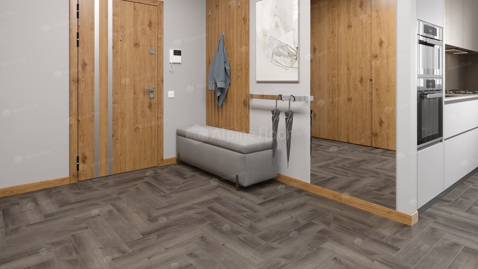 Виниловая плитка "Alpine Floor" Parquet LVT Дуб Мерга (590*118*2,5 мм) — купить в Благовещенске