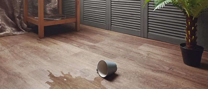 Кварцвиниловая плитка "Aquafloor" AF6033 Glue (1219,2*177,8*2 мм) — купить в Благовещенске