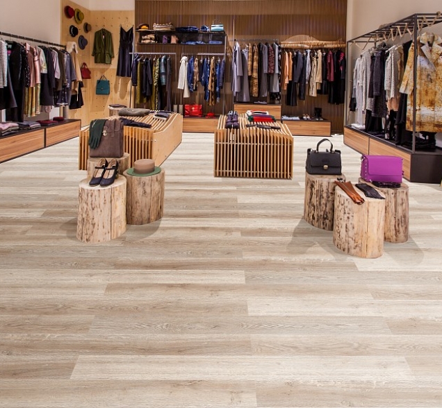 SPC ламинат "CronaFloor" Nano 4V Дуб Светлый (1200*180*3,5 мм) — купить в Благовещенске