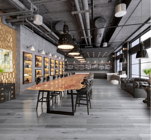 SPC ламинат "CronaFloor" Wood 4V Дуб Серый (1200*180*4 мм) — купить в Благовещенске