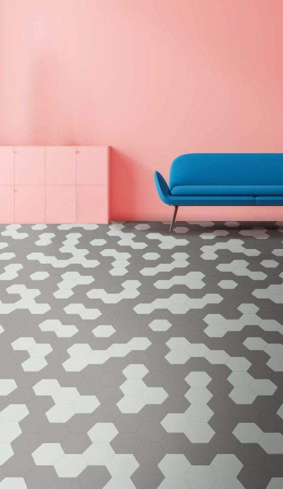 Виниловая плитка "Moduleo" Moods Hexagon 339 (226,32*196*2,5 мм) — купить в Благовещенске