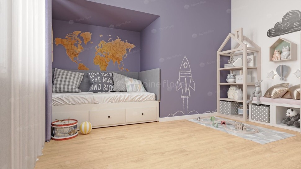 Виниловый ламинат "Alpine Floor" Classic Light MC Дуб Ваниль Селект (1220*183*3,5 мм) — купить в Благовещенске