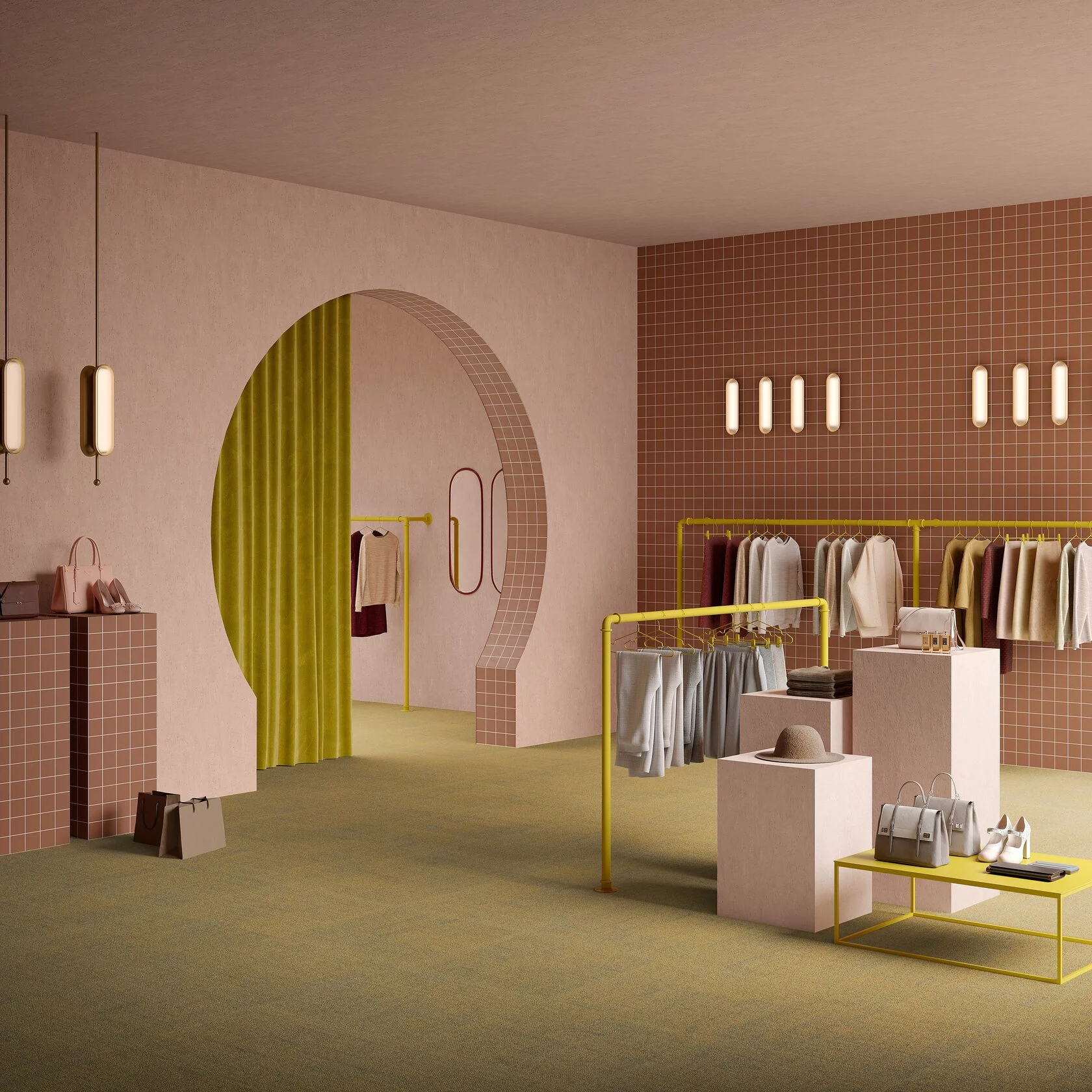 Ковровая плитка Mantra Tile 94 (500*500*6 мм) — купить в Благовещенске