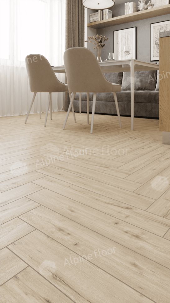 Ламинат "Alpine Floor" Herringbone 12 PRO Дуб Лион (606*101*12 мм) — купить в Благовещенске