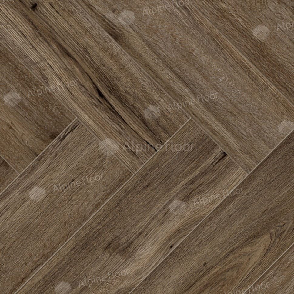 Ламинат "Alpine Floor" Herringbone Дуб Бордо (606*101*8 мм) — купить в Благовещенске