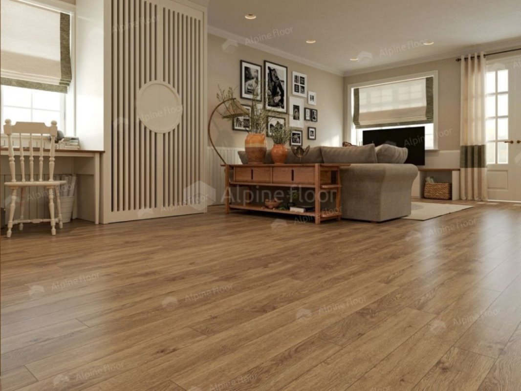 SPC Ламинат "Alpine Floor" Grand Sequoia Village Макадамия (1220*125*4 мм) — купить в Благовещенске