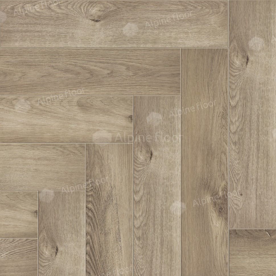 Виниловая плитка "Alpine Floor" Parquet LVT Дуб Натуральный Отбеленный (590*118*2,5 мм) — купить в Благовещенске