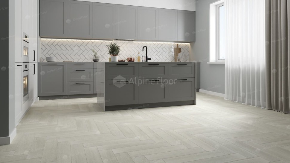 Виниловая плитка "Alpine Floor" Parquet LVT Зимний Лес (590*118*2,5 мм) — купить в Благовещенске