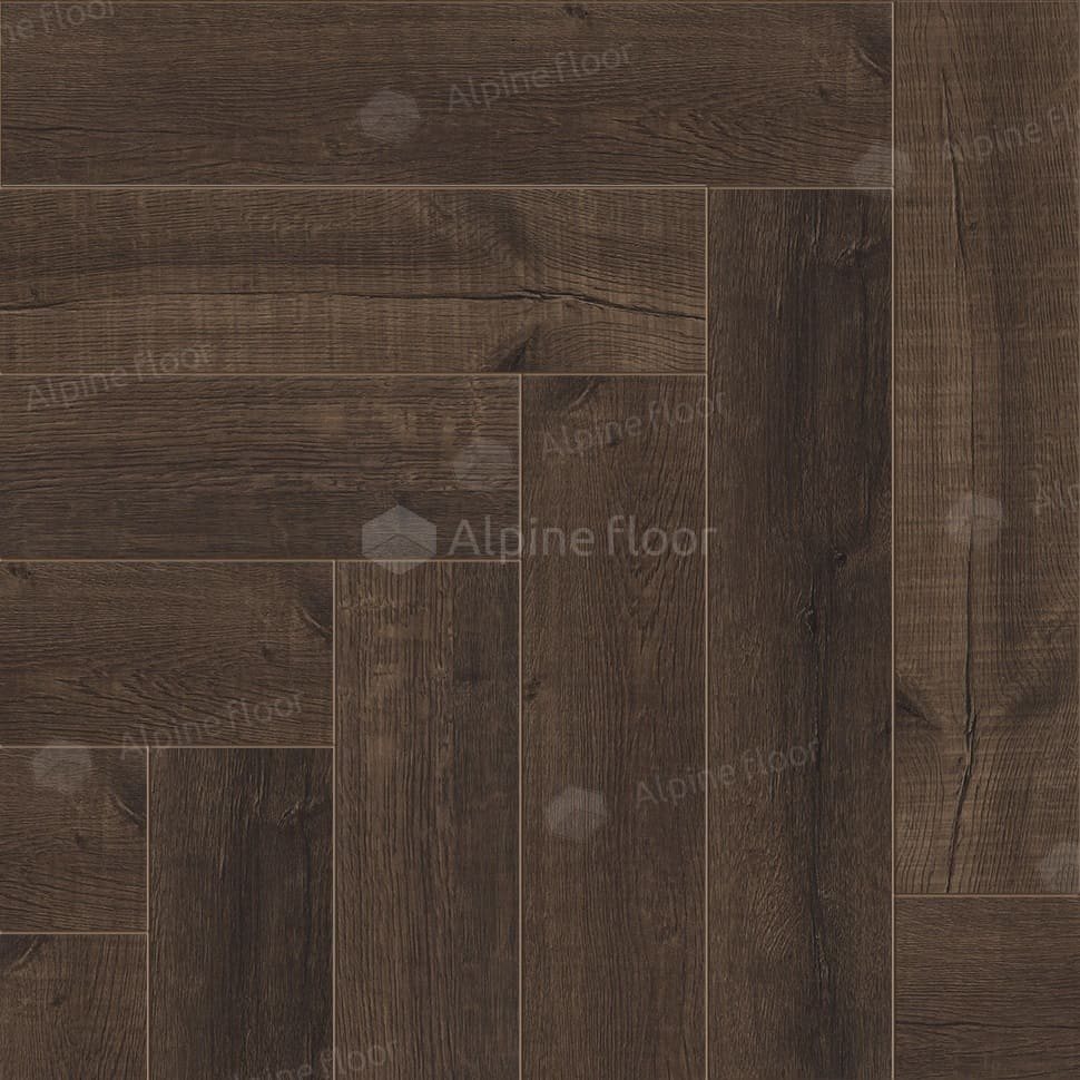 Виниловая плитка "Alpine Floor" Parquet LVT Дуб Альферац (590*118*2,5 мм) — купить в Благовещенске