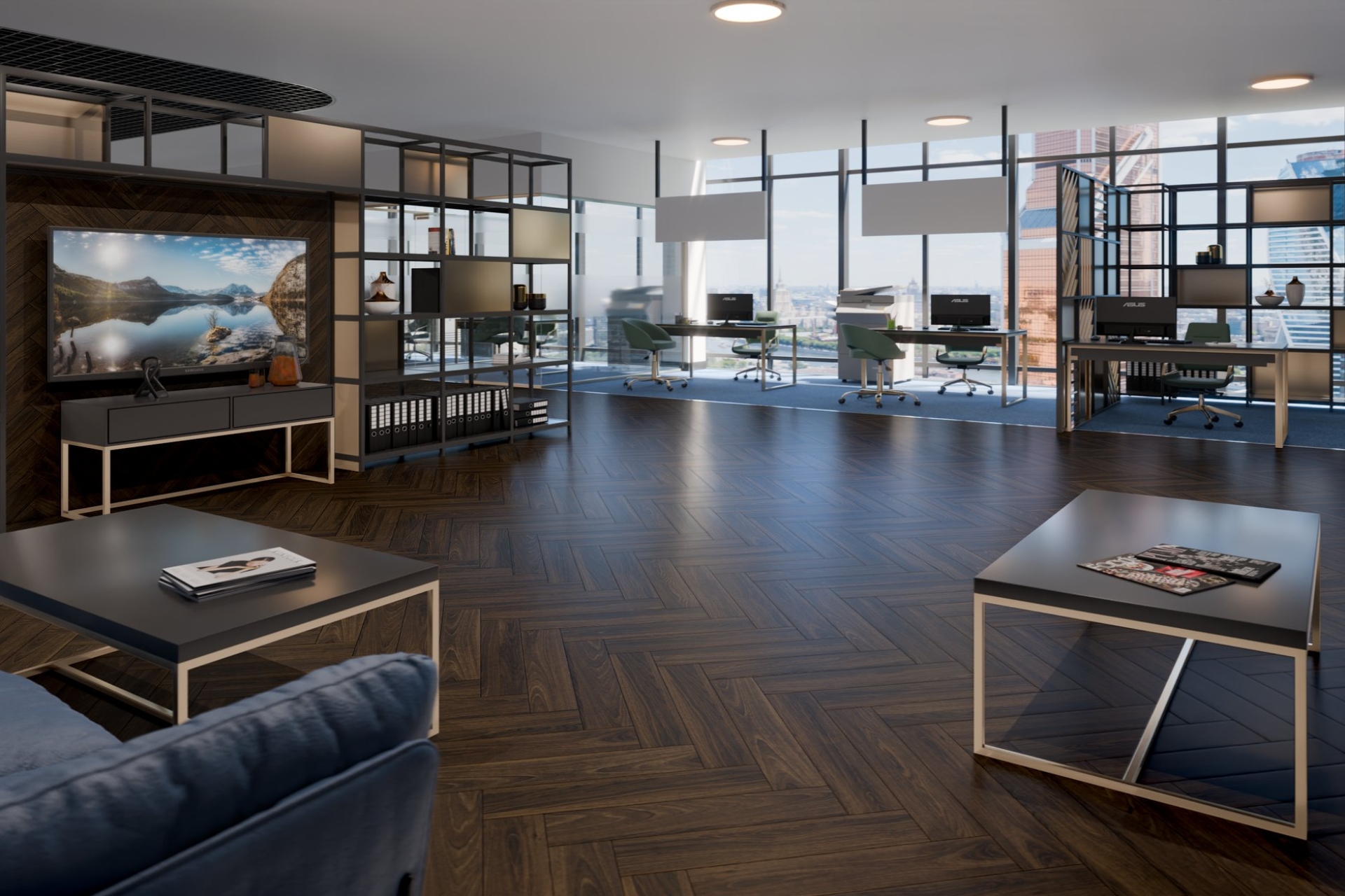 Инженерный паркет «Damy Floor» Шоколадный (укладка елочкой) — купить в Благовещенске