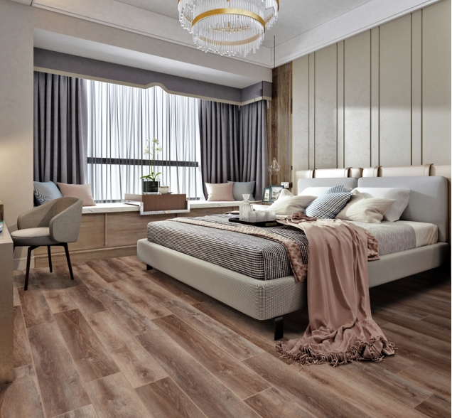 SPC ламинат "CronaFloor" Wood 4V Дуб Охрид (1200*180*4 мм) — купить в Благовещенске