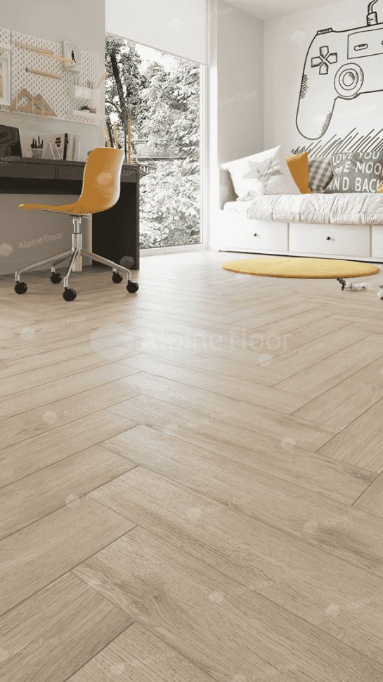 Виниловый ламинат "Alpine Floor" Parquet Light Дуб Медия (600*125*4 мм) — купить в Благовещенске