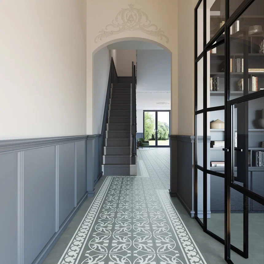 Кварцвиниловая плитка "Invictus" Victorian Deco Smoke (229*229*2,5мм) — купить в Благовещенске