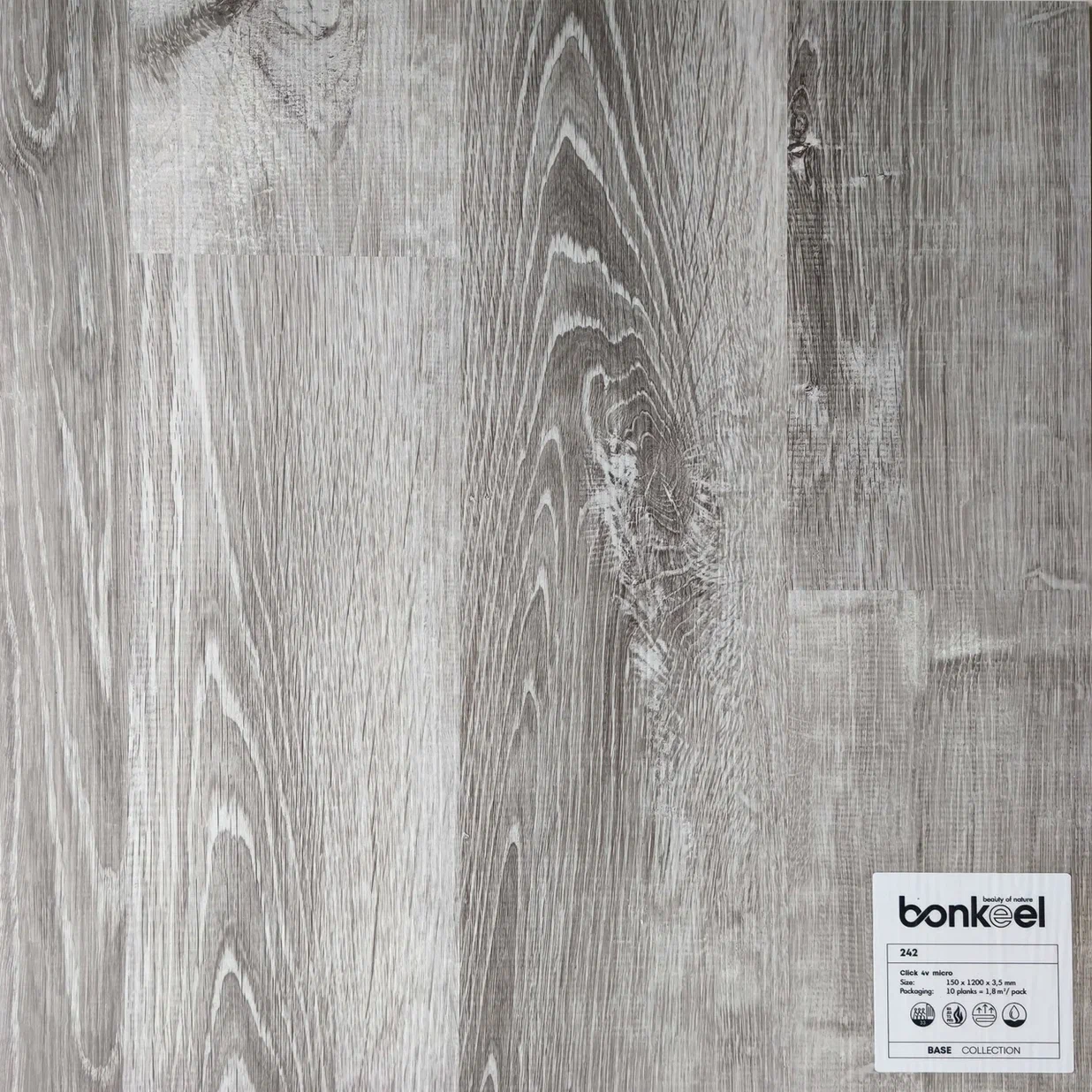 Плитка ПВХ "Bonkeel" Base New 242 (1220*150*3,5 мм) — купить в Благовещенске
