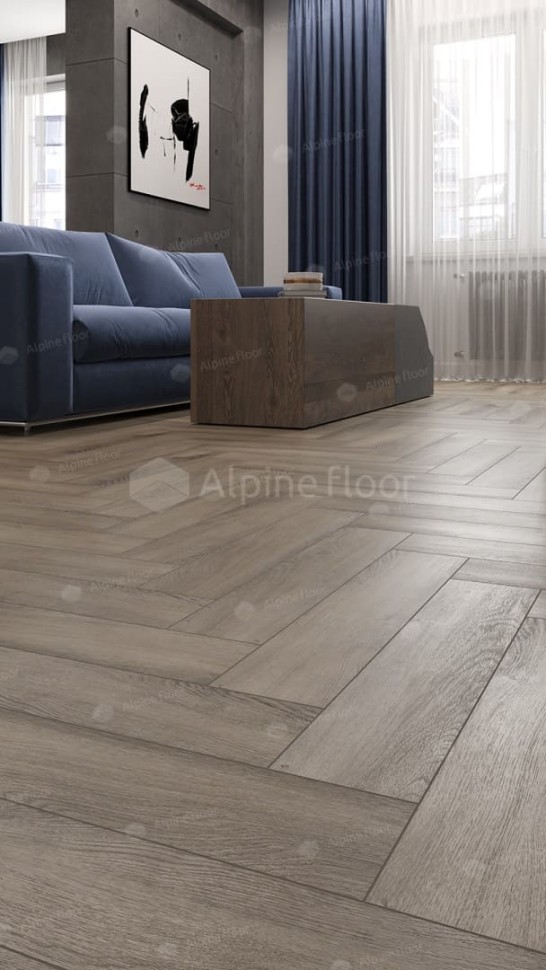 Виниловая плитка "Alpine Floor" Parquet LVT Дуб Исида (590*118*2,5 мм) — купить в Благовещенске
