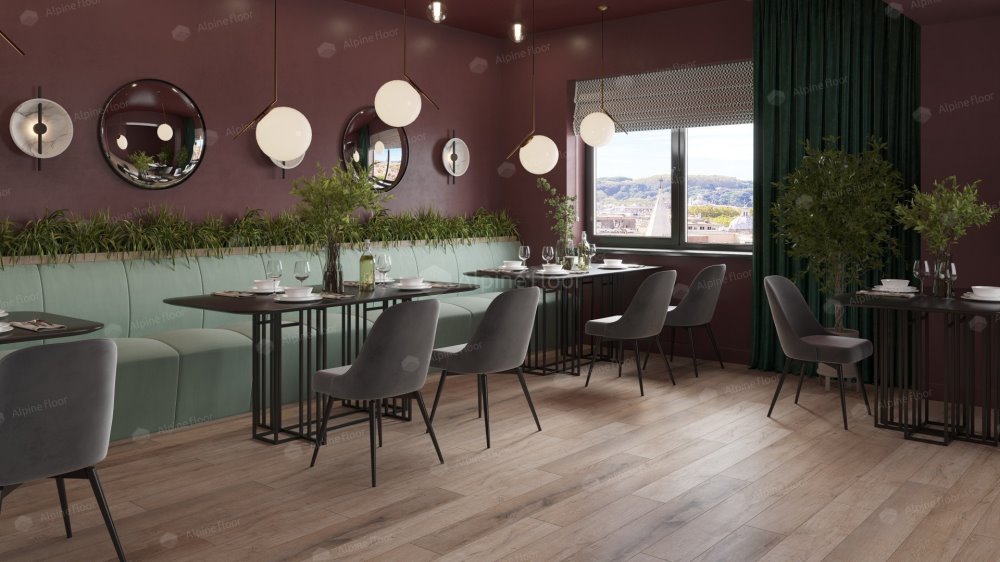 SPC Ламинат "Alpine Floor" Дуб персиковый (1220*183*8 мм) — купить в Благовещенске