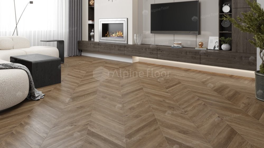 LVT плитка "Alpine Floor" Макадамия (555*127*2,5 мм) — купить в Благовещенске