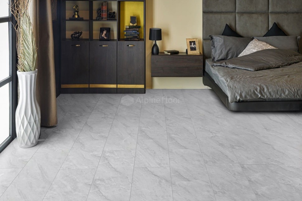 Виниловая плитка "Alpine Floor" Light Stone Вердон (608*303*2,5 мм) — купить в Благовещенске